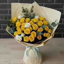 Букет цветов из:  Розы в Городище Пензенской области