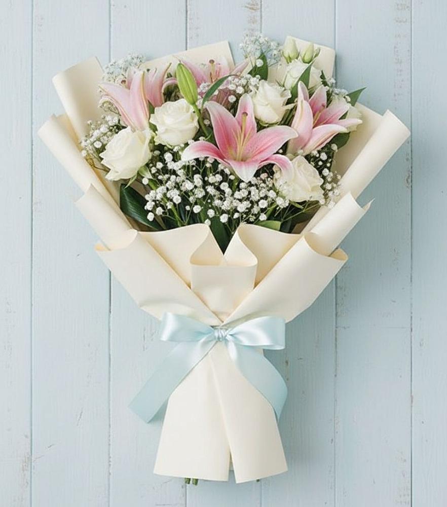 Букет цветов из: Лилии в Городище Пензенской области