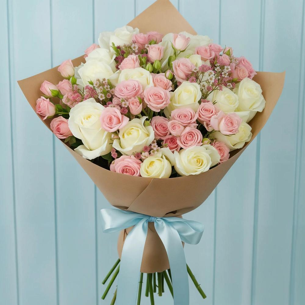 Букет цветов из: Розы в Городище Пензенской области