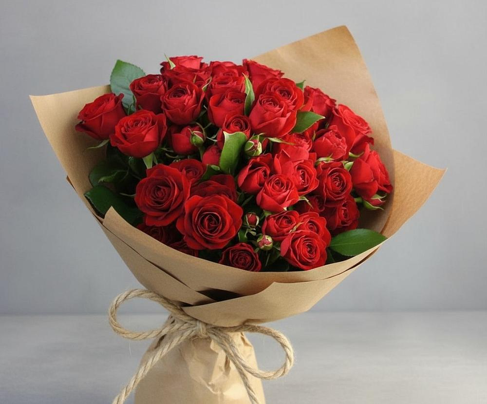 Букет Любовный роман в Городище Пензенской области