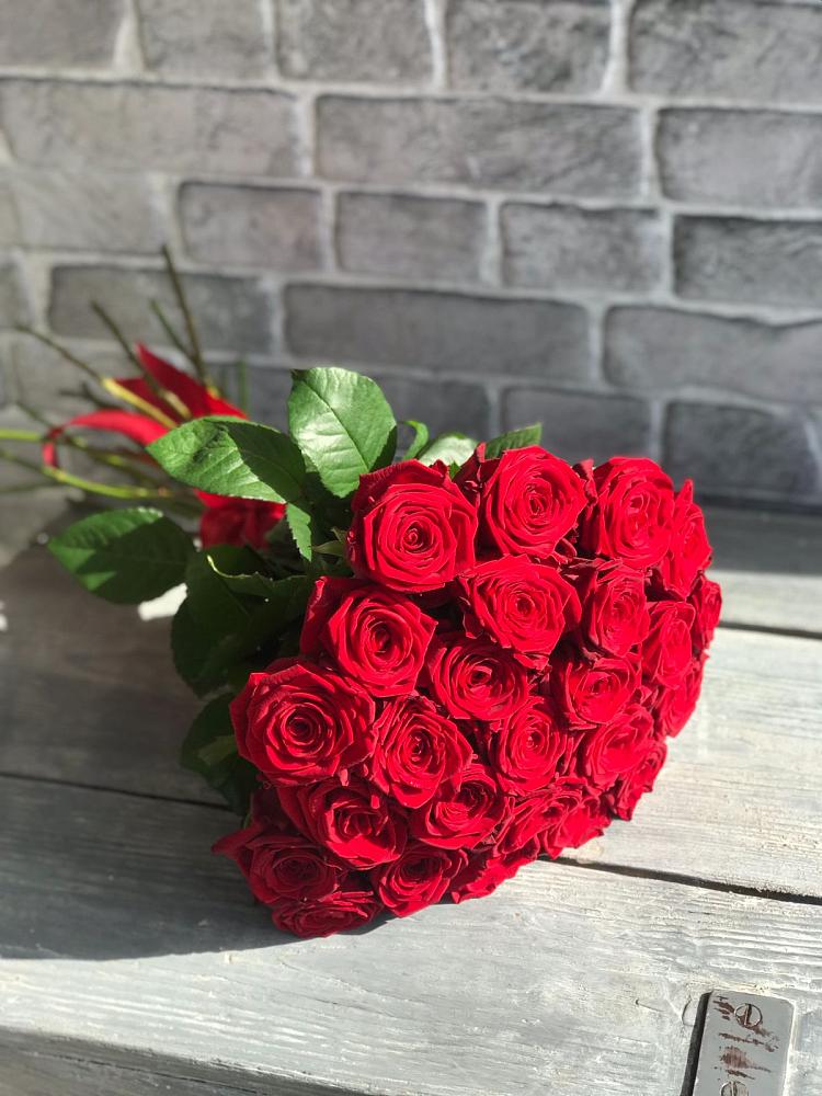 Букет Красные розы Фридом в Городище Пензенской области