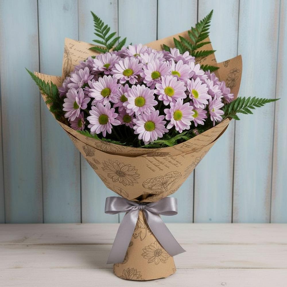 Букет цветов из: Хризантемы в Городище Пензенской области