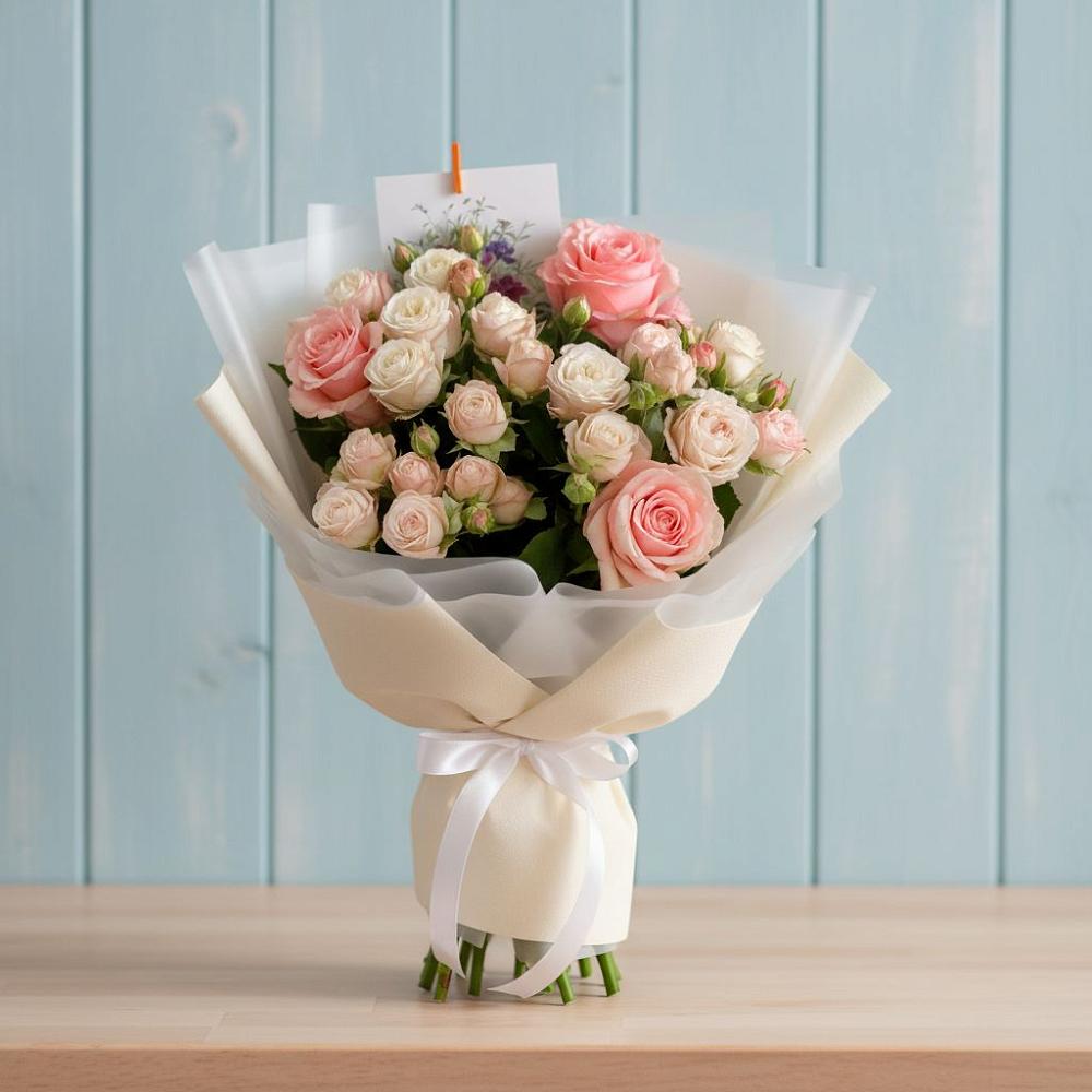 Букет цветов из: Розы в Городище Пензенской области