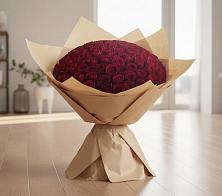 Букет 101 Красная роза в Городище Пензенской области