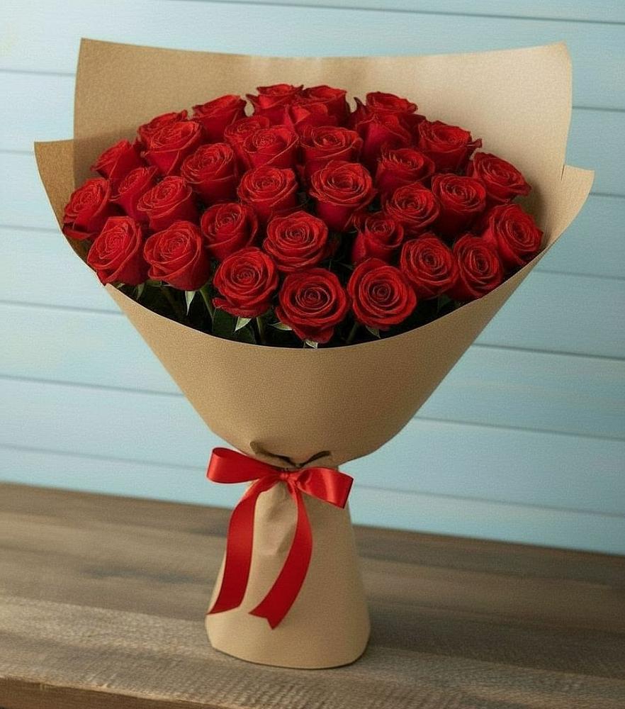 Букет Красные розы Милано в Городище Пензенской области