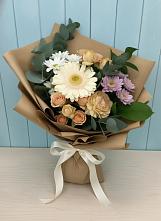 Букет цветов из:  Герберы и Хризантемы в Городище Пензенской области