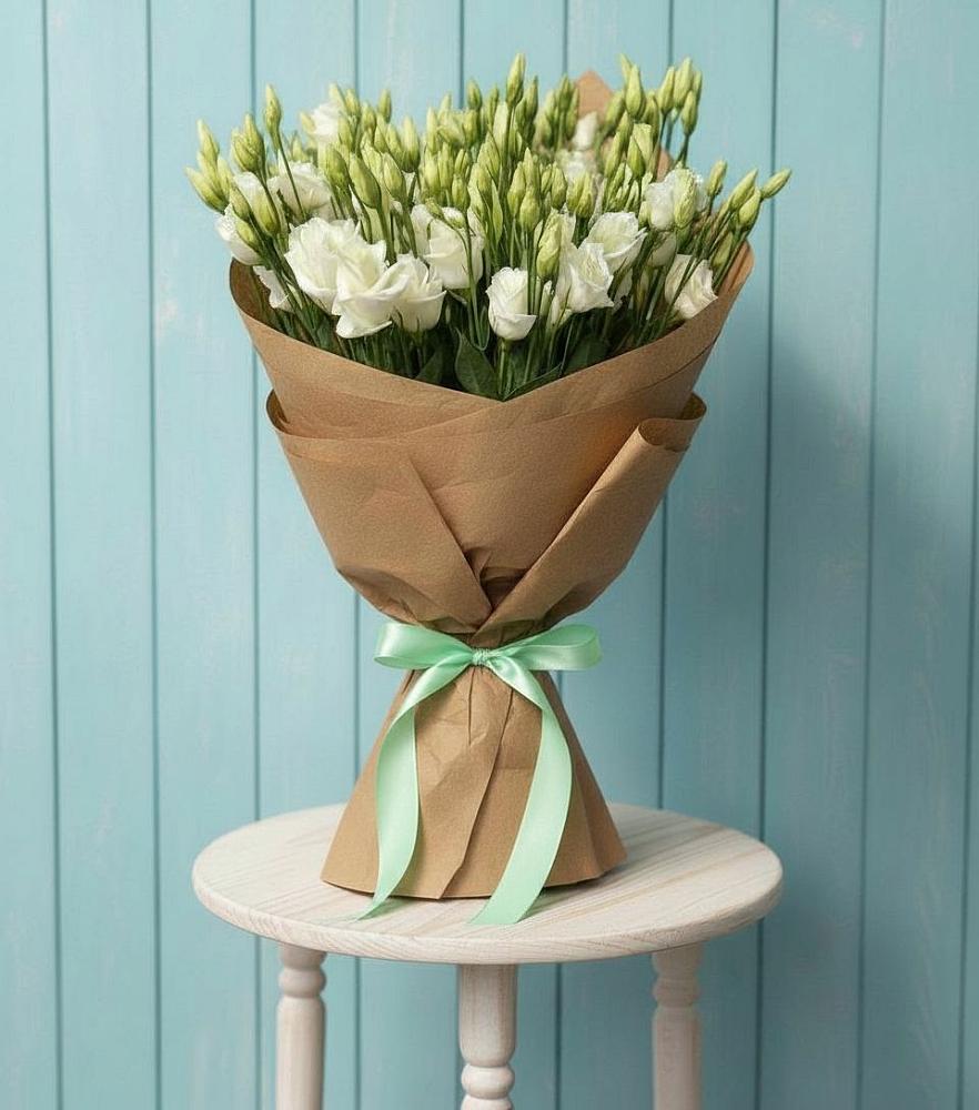 Букет цветов из: Лизиантусы в Городище Пензенской области