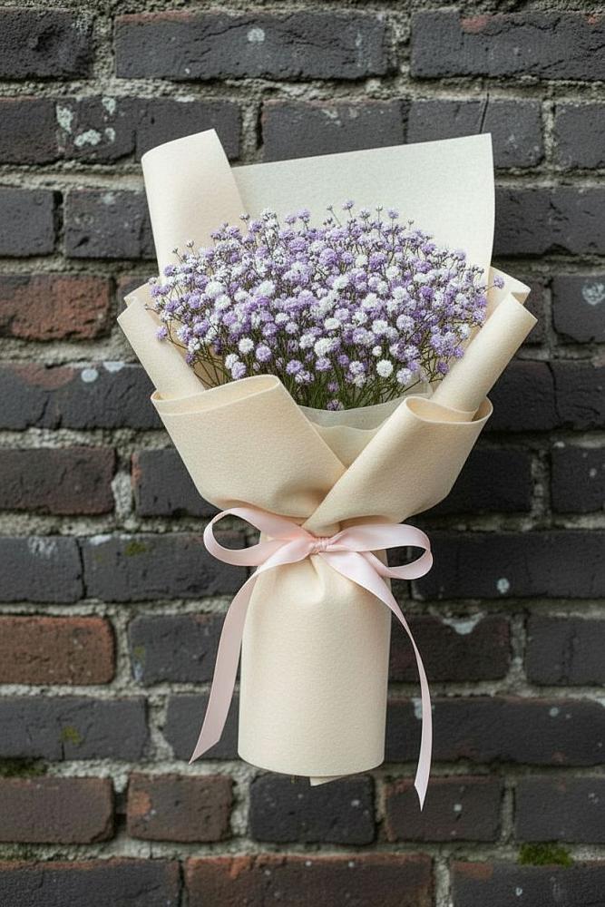 Букет цветов из: Гипсофила в Городище Пензенской области