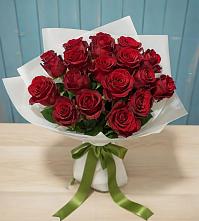 Букет Красные розы в Городище Пензенской области