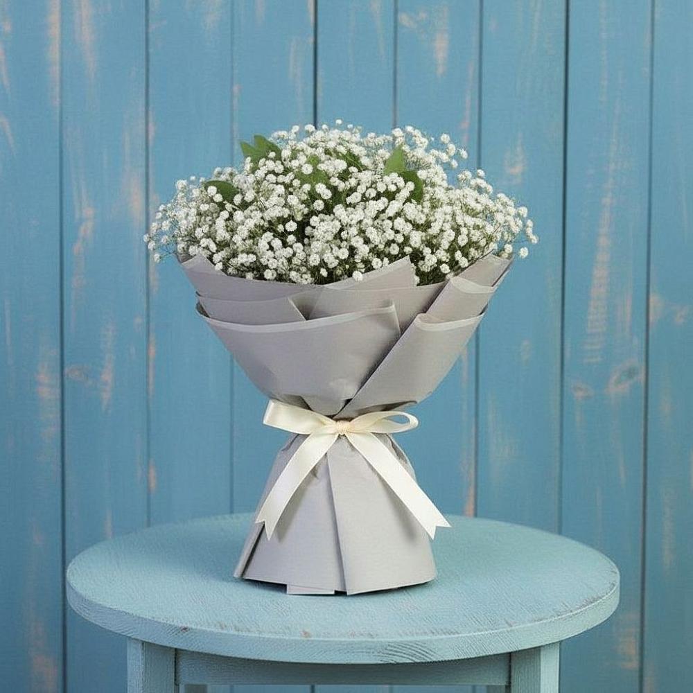 Букет цветов из: Гипсофила в Городище Пензенской области