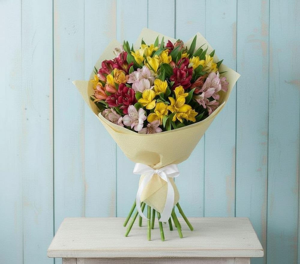 Букет цветов из: Альстромерии в Городище Пензенской области