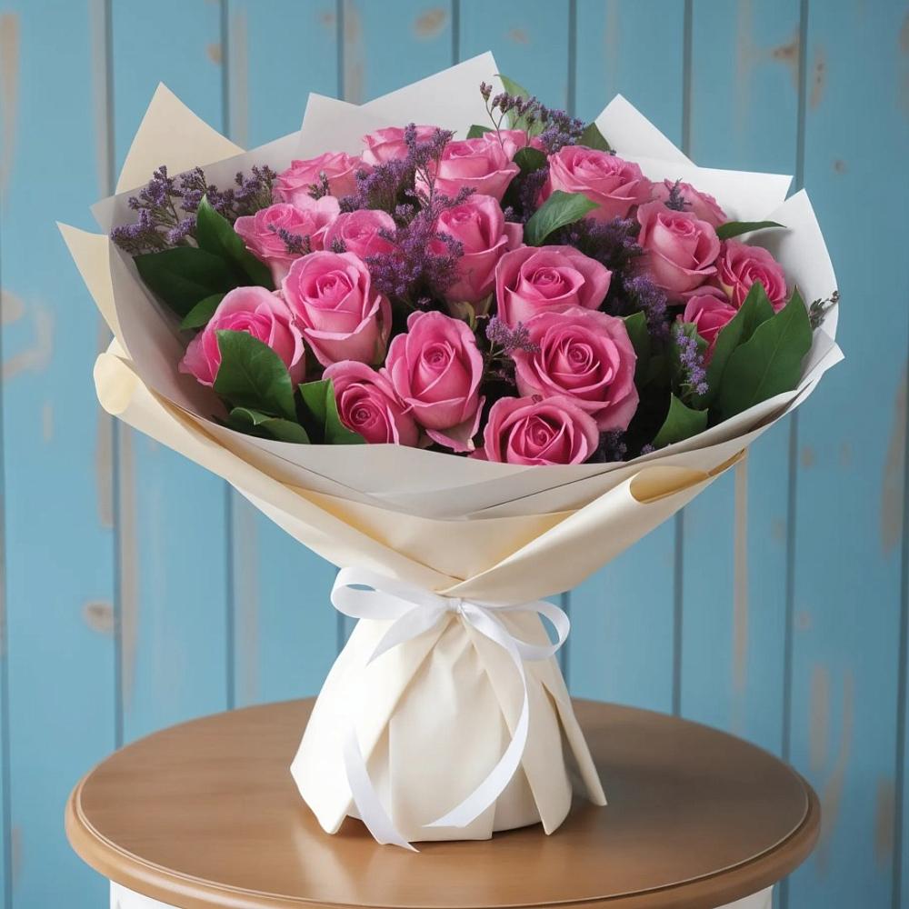 Букет цветов из: Розы в Городище Пензенской области