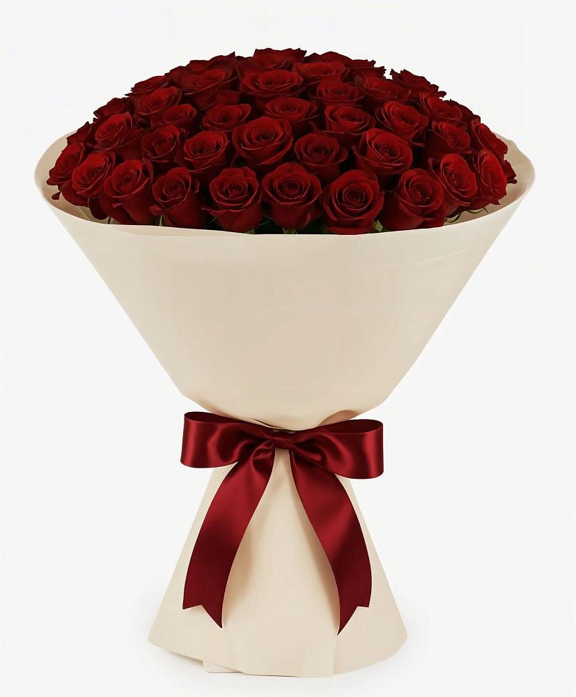 Букет 101 Бордовая роза Блэк Бакарра в Городище Пензенской области