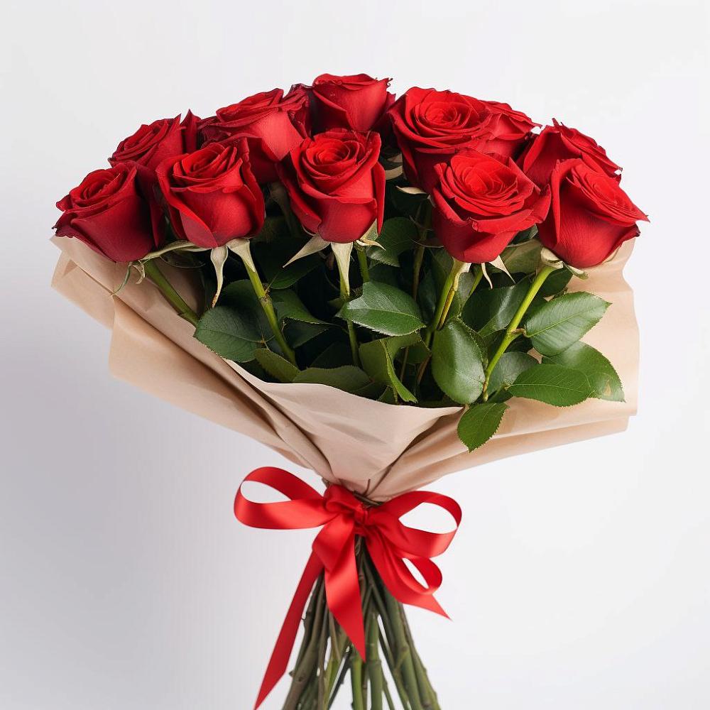 Букет 11 Красных роз Эдлесс Лав в Городище Пензенской области