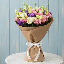 Букет цветов из:  Лизиантусы в Городище Пензенской области